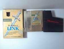 Zelda II: The Adventure of Link Gold (Nintendo Entertainment System) with Box