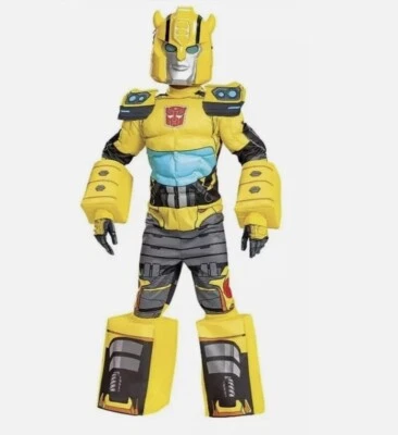 Child Small 4-6 Bumblebee Transformer Costume Disguise Deluxe Accessories & Mask - Image 1 of 2