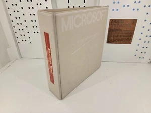 Microsoft Collectible Vintage Grey Binder, Reference to Microsoft Word 3.0 - Picture 1 of 6