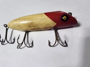 Esca da Pesca South Bend Better Bass Oreno Tack Eye Legno Vintage, Freccia Rossa, - Foto 1 di 8