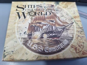 2012 $1 Ships Changed the World USS Constitution 1oz Coloured Silver Proof Coin - Picture 1 of 4