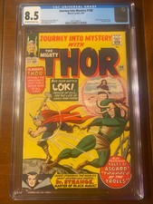 JOURNEY INTO MYSTERY #108 9/64 CGC 8.5 OWW EARLY LOKI BATTLE  HIGH GRADE GEM!