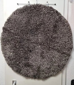 Tappeto bagno marrone scuro Ø 80 cm rotondo - Foto 1 di 4