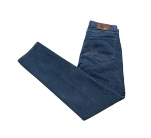 Brooks Brothers Mens Corduroy 32x32 Pants Blue Straight Leg Regular Fit - Picture 1 of 11