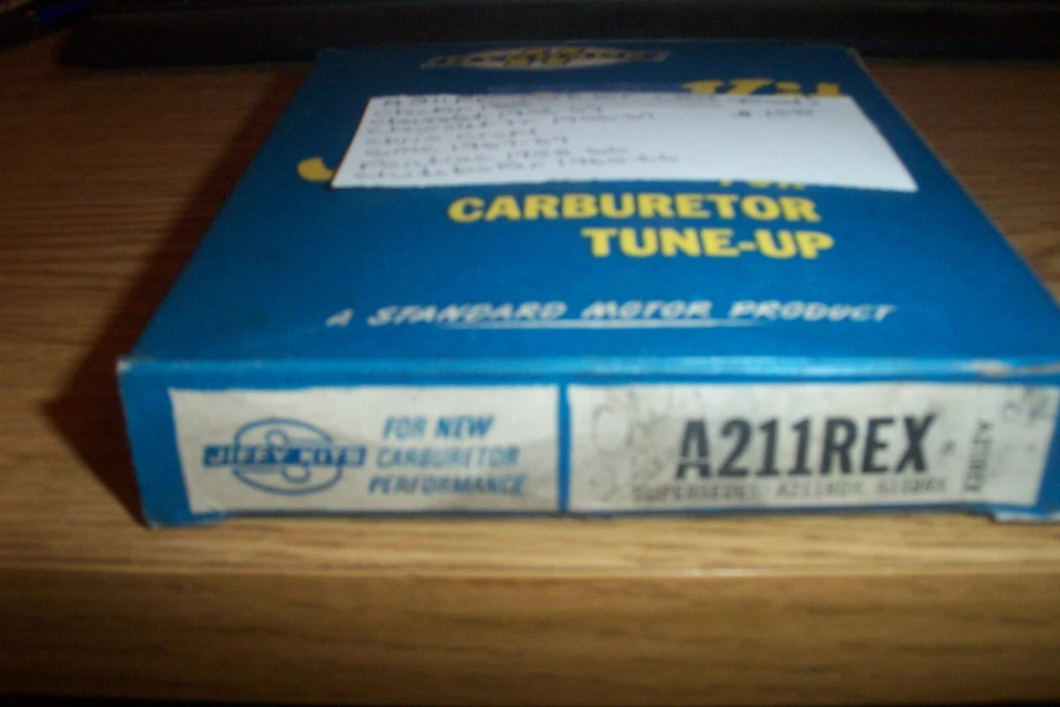 NORS 雪佛兰、CHEV TR.、PONTIAC 1956-69 Hygrade 汽化器维修套件 #A211REX — 第 1/1 张图片