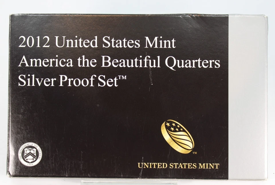 2012 US Mint Issued America the Beautiful Silver Quarter Proof Set !! - Image 1 of 1
