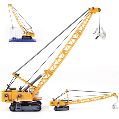 1:87 Alloy Diecast Tower Crane Engineering Construction Vehicle Toys Excavator - Image 1 of 4