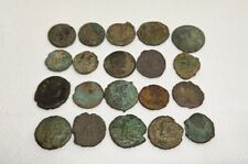 Lot of 20 Ancient Roman Empire Bronze Coins Emperor Low Grade AE3 AE4