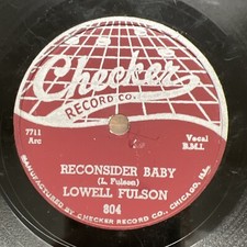 Blues-78 RPM-Lowell Fulson-Reconsider Baby/I Believe I'll Give It Up-V++