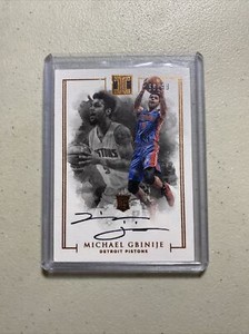 Michael Gbinije 2016-17 #116 Impeccable Auto /99 Rookie Card