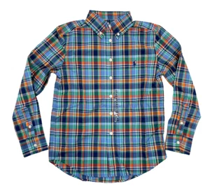 Polo Ralph Lauren Boy's Natural Stretch Button Down Shirt Long Sleeve - Picture 1 of 2