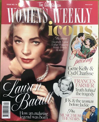 The Australian Women's Weekly Icons Magazine 2022 Issue 14 - Lauren Bacall - Image 1 of 3