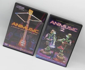 Animusic 1 und 2 DVD Computer animierte Animation Video Film gebraucht getestete Musik - Bild 1 von 16