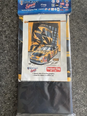 NASCAR Matt Kenseth #17-  Dewalt  27 x 41 Flag Banner Brand-New In package Cover