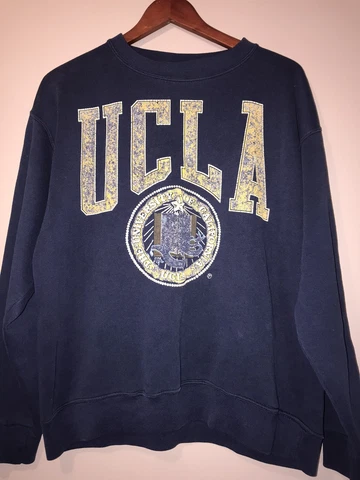VINTAGE UCLA BRUINS PERFECTLY FADED & WORN CREWNECK SWEATSHIRT medium Cover