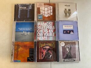 Rock CD lot of 9! And you Will Trail of the Dead Elbow Manic Street Preachers