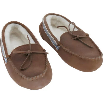 MUK LUKS Women's Jane Moccasin Slipper, Caramel, Size 8 - Image 1 of 4