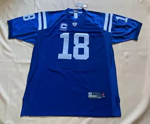 Vintage Reebok NFL Indianapolis Colts Peyton Manning #18 Jersey Size 54. - Picture 1 of 5