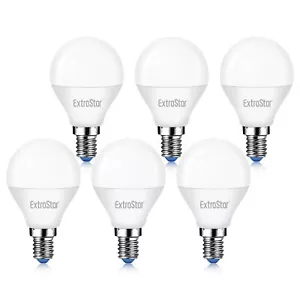 Pack of 6 ,E14 SES LED Golf Round Light Bulb 5W 6W 7W Cold White / Warm White - Picture 1 of 18