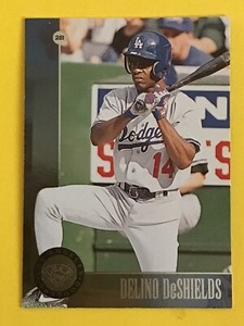 1996 Leaf Silver Delino DeShields #3 Los Angeles Dodgers MINT💎 FREE SHIPPING