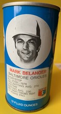 1977 Mark Belanger Baltimore Orioles  RC Cola can vintage baseball Royal Crown