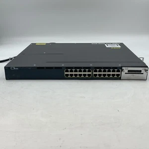 WS-C3560X-24P-S Cisco 3560X Series 24-Port PoE Switch W/ C3KX-PWR - Afbeelding 1 van 9