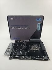 MSI PRO Z690-A WiFi, LGA 1700, Intel Motherboard, Read 