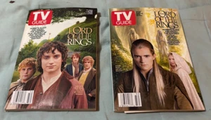 Posten (2) Vintage 2001 TV Guide Zeitschriften Herr der Ringe keine Versandetiketten - Bild 1 von 4