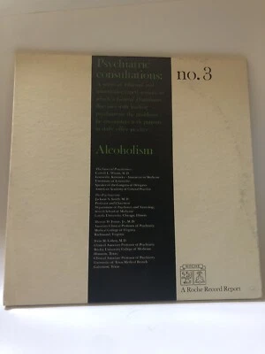 Psychiatric Consultations Alcoholism Vinyl 10" Record Album WDM-103 - Image 1 of 4