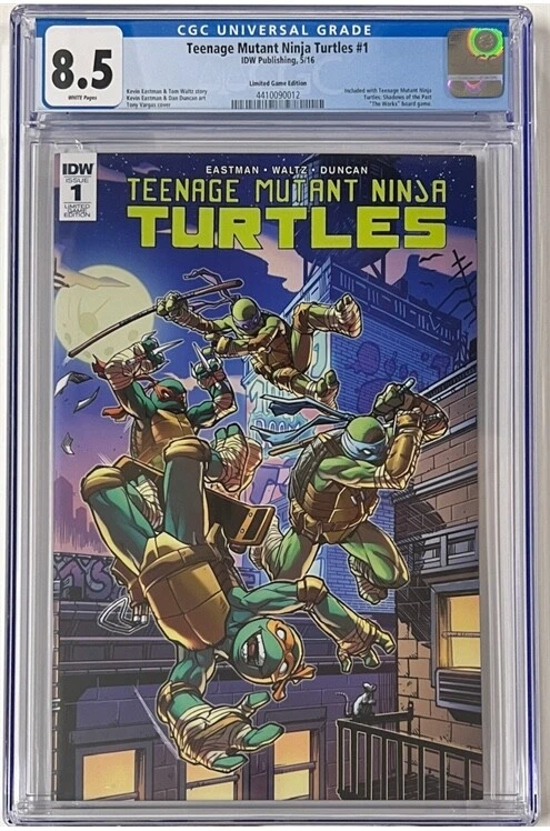 Teenage Mutant Ninja Turtles #1 2016 IDW Limited Game Edition Comic CGC 8.5 - Image 1 of 1