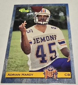Adrian Hardy, 1993 NFL Draft, Cornerback, Card # 72 - Picture 1 of 2