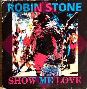 GERMANY CD MAXI SINGLE ROBIN STONE SHOW ME LOVE CARDBOARD SLEEVE TRES RARE 1991