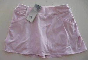 ADIDAS GOLF TIERED RUFFLED 2IN1 SKIRT SKORT - PINK HF4408 - GIRLS S 9-10 YEARS