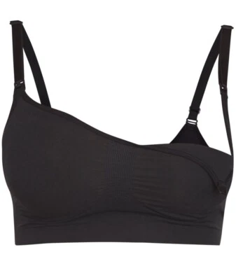 Skims Women's Maternity Nursing Sculpting Bralette Onyx Size Small/Medium - Image 1 of 4