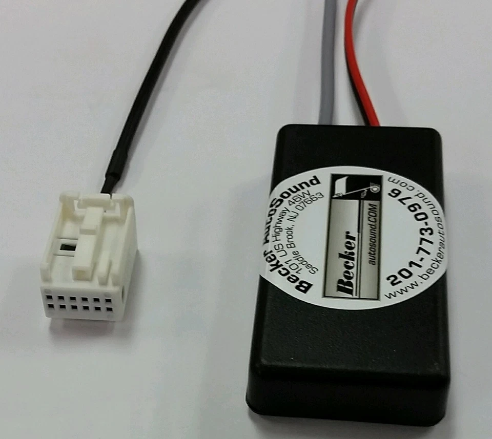 Interface de streaming Bluetooth 2005-2007C / CLK Mercedes Benz BAS AZUL BRANCO - Imagem 1 de 1