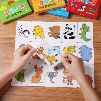 32Pcs Toddler Matching Animal Early Education Puzzle OT - Image 1 of 2