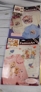 2 Vtg Dimensions No-Sew Appliques Fashion Art Dress Up Time & Afternoon Nap -NEW - Picture 1 of 11