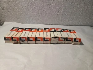 Lot 10 ITT Electronic Tubes w BOXES 6C9, 6CU8, 6BX6, 3BU8, 3BZ6, 7SG7, 8EM5 Etc  - Picture 1 of 13
