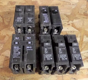 LOT OF 11 - Cutler Hammer Siemens Bryant Breakers - BR Series 240 +120V Asst - Picture 1 of 3