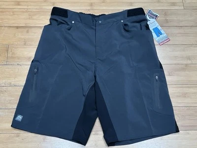 Zoic Ether Cycling Mountain Biking Trail Bike Cargo 12" Shorts Gray Men’s 2XL - Image 1 of 4