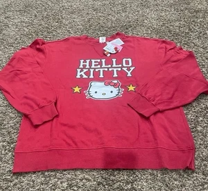 Sanrio Hello Kitty Nwt Crewneck Sweatshirt, Adult Size Large - Picture 1 of 3