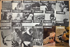 Lot 25 San Diego Zoonooz 1960s Vintage Magazines 1962-1966 Incomplete - Picture 1 of 20