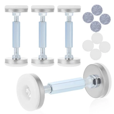  4 pezzi di strumenti anti-oscillazione per telaio del letto filettato: staffe - Immagine 1 di 4