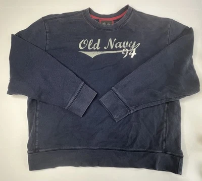 Vintage Y2K Old Navy Cuello Redondo XL Azul Marino Foto 1 de 4