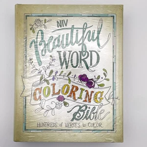 NIV Beautiful Word Coloring Bible Zondervan Hundreds of Verses to Color Sealed - Imagen 1 de 8