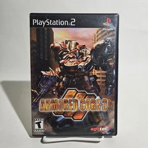 Armored Core 3 (Sony PlayStation 2 PS2, 2002) con custodia originale testato funzionante! - Foto 1 di 6
