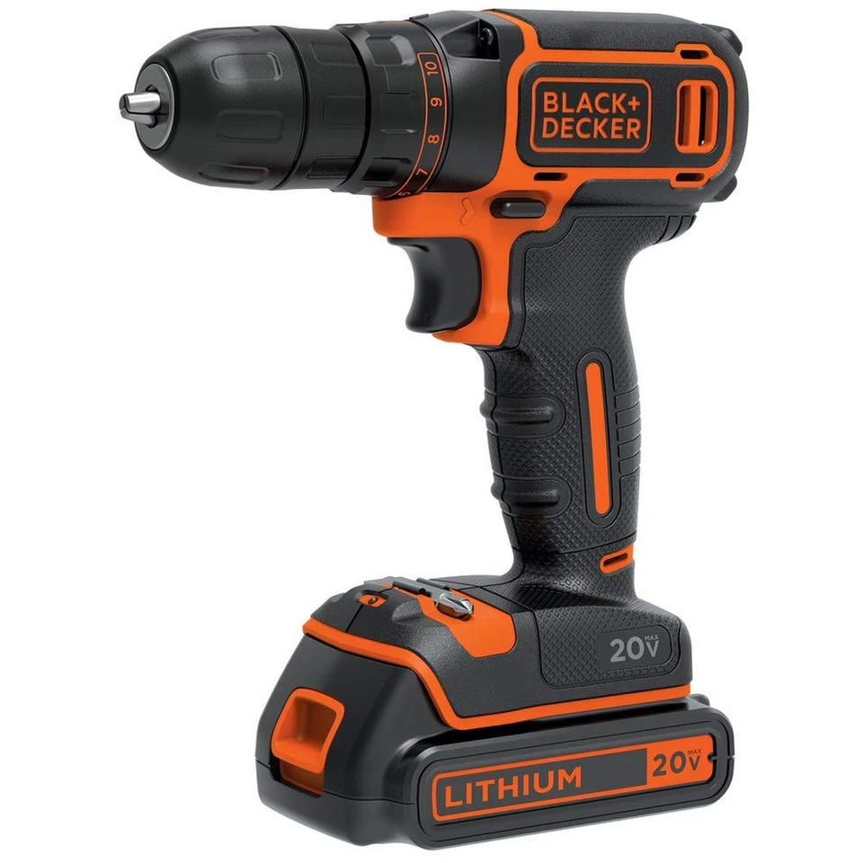 BLACK+DECKER BDCDD120C 20V Cordless Drill/Driver
