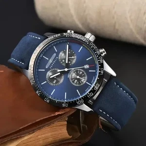 Vintage Chronograph Automatic Watch 2025 Men's Business Multifunction Timepiece - Picture 1 of 16