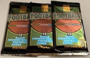 (3) 1994 Topps Stadium Club Series 1 Football Packs - Hobby - Picture 1 of 1