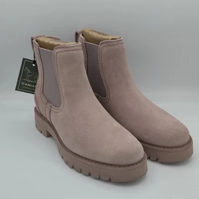 Botas Chelsea Ariat® Wexford Lug para mujer rosa polvorienta tallas 7,5 y 8,5 NUEVAS Foto 1 de 4